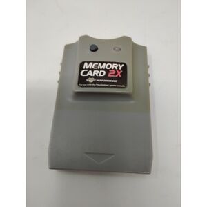 Performance Memory Card 2X for PlayStation P-112 Vintage 90s Retro Gaming PS1